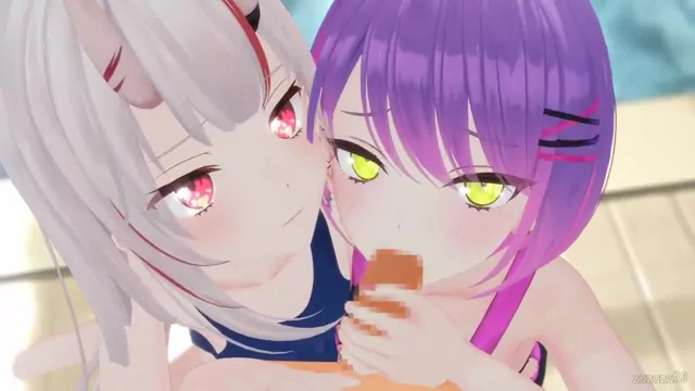 @zuzuzu3D スレンダー オナニー 厳選 投稿エロ動画 二人で舐めてくれるojuとtw様 シーン4