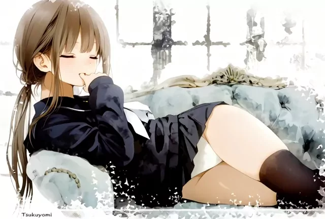 @tsukuyomi2021 美少女 ハメ撮り 話題 Twitterエロ動画 「彼女の秘密」 #nijijourney #midjourney #AI シーン1
