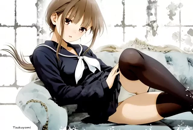 @tsukuyomi2021 美少女 ハメ撮り 話題 Twitterエロ動画 「彼女の秘密」 #nijijourney #midjourney #AI シーン6