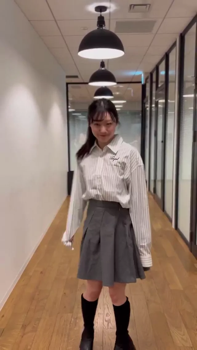 @1tsuki_yurik0 女子大生 フェラ 高画質 SNS流出動画 ReZARDを158cmが着てみた！ シャツイン シャツア シーン5