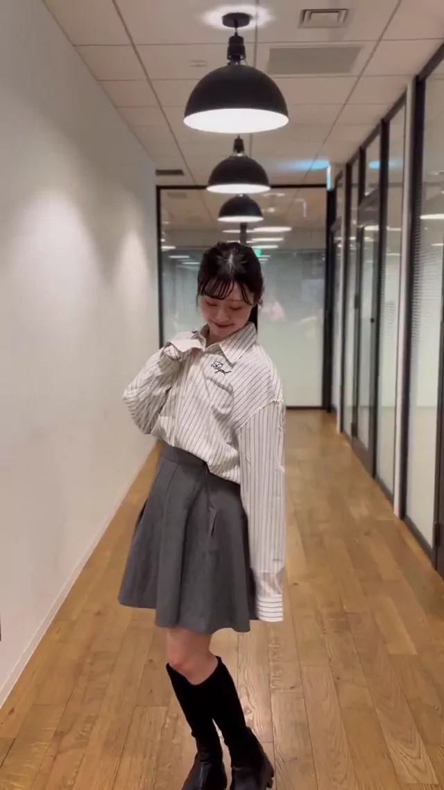 @1tsuki_yurik0 女子大生 フェラ 高画質 SNS流出動画 ReZARDを158cmが着てみた！ シャツイン シャツア シーン7