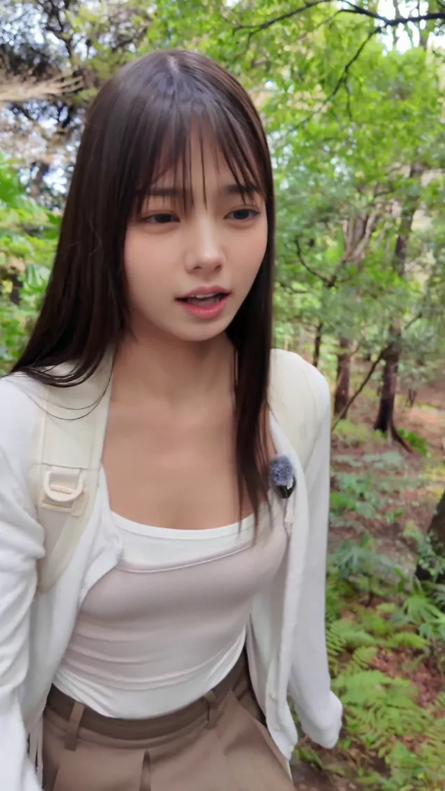 @ohasuyaa 清楚系 露出 リアル 裏アカ動画 白雲台跡！ #小石川後楽園 シーン6